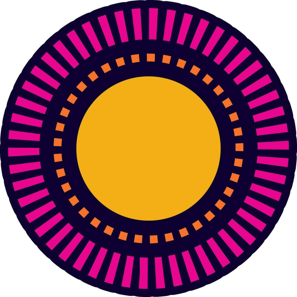 Abstract element in circle shape. vector