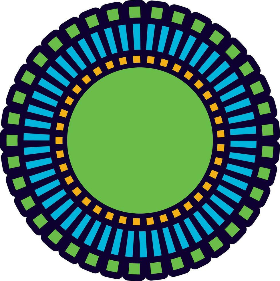 Colorful circle element design. vector