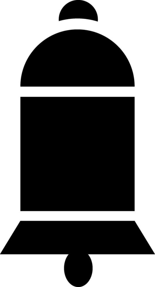 Noticfication bell icon in flat style. vector