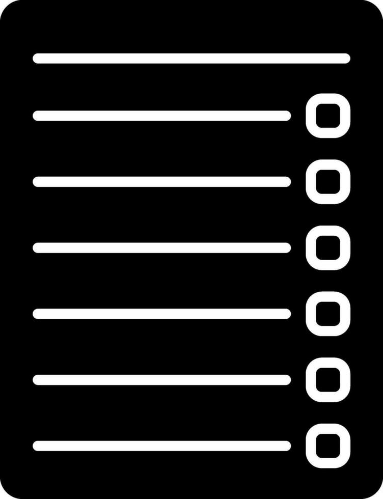 Diet chart icon in black and white color. vector