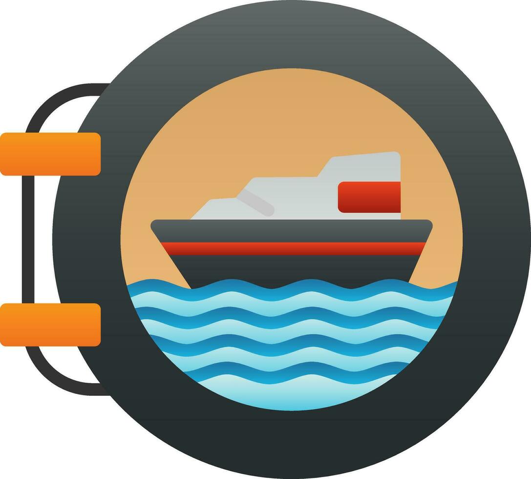 Porthole Vector Icon Design