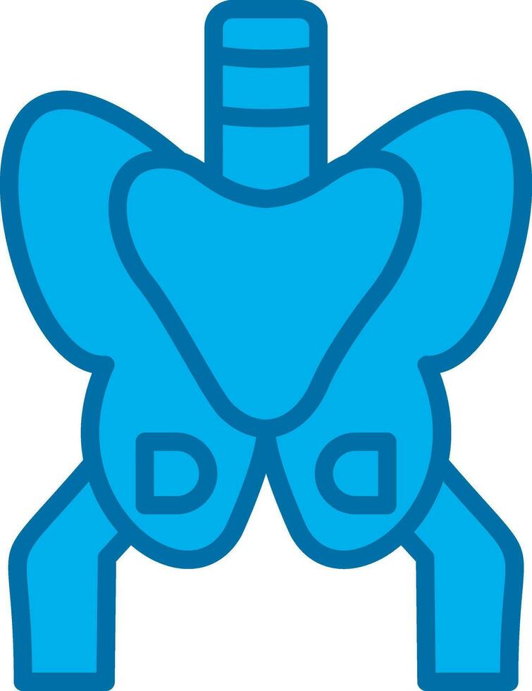 pelvis vector icono diseño