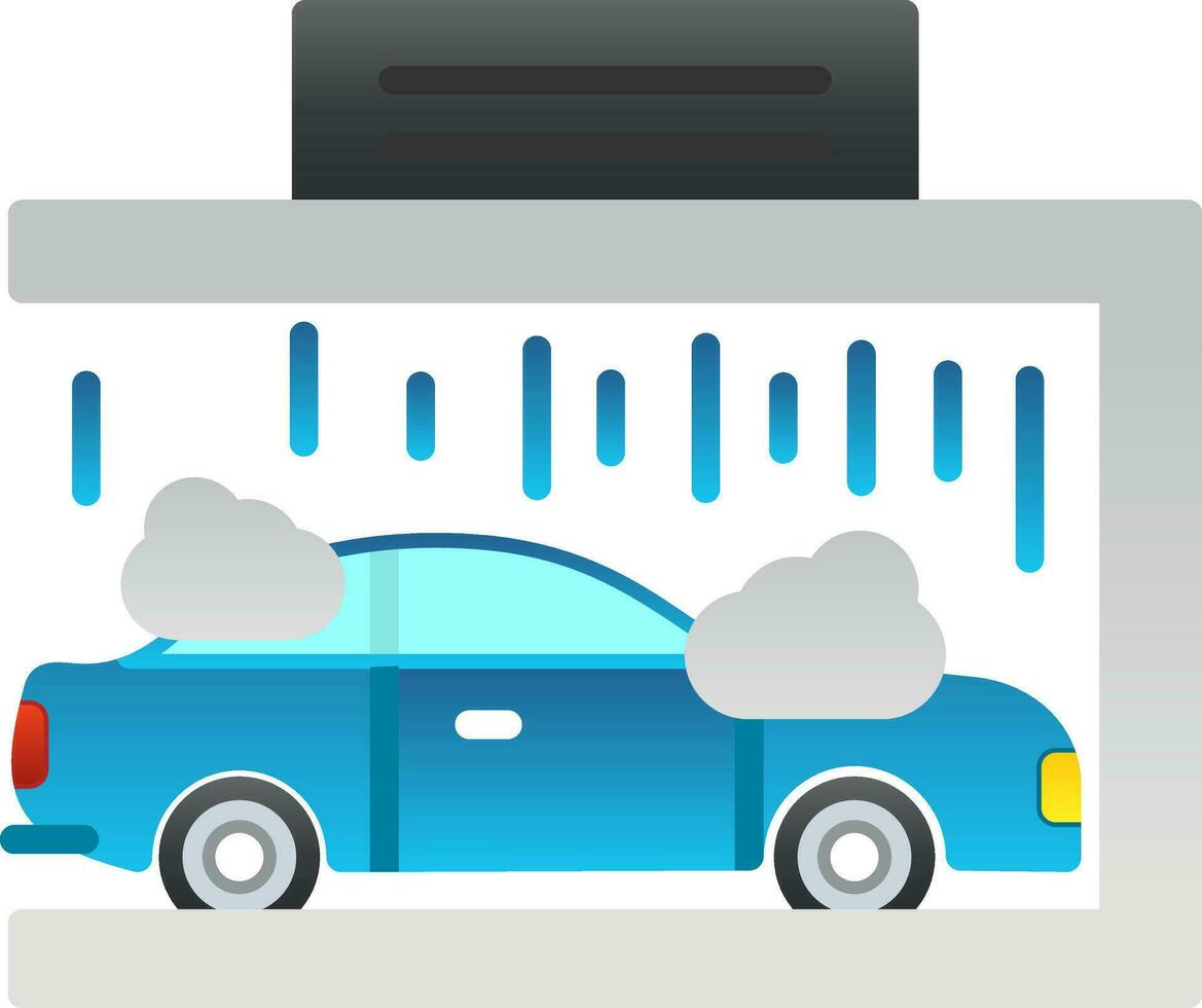 Car wash Vector Icon Design