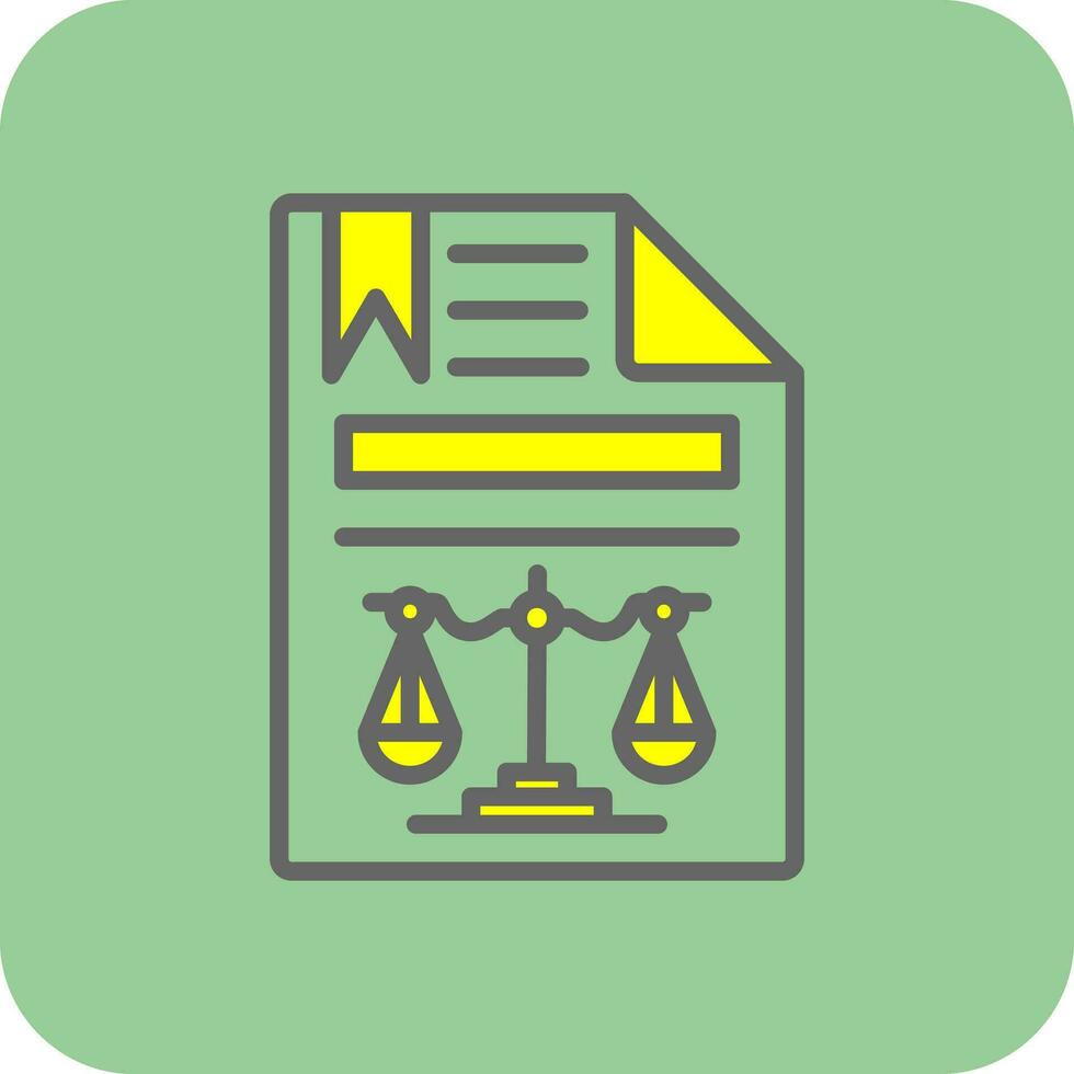 Legal document Vector Icon Design