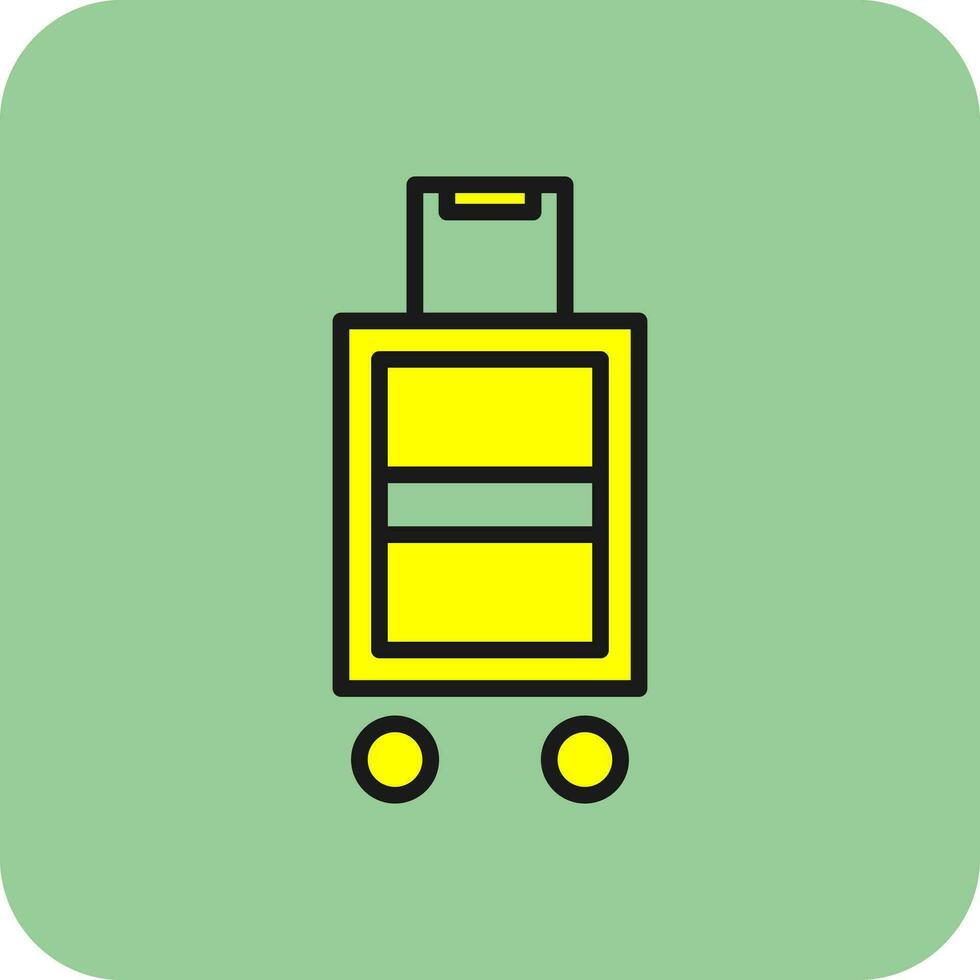 Luggage Vector Icon Design