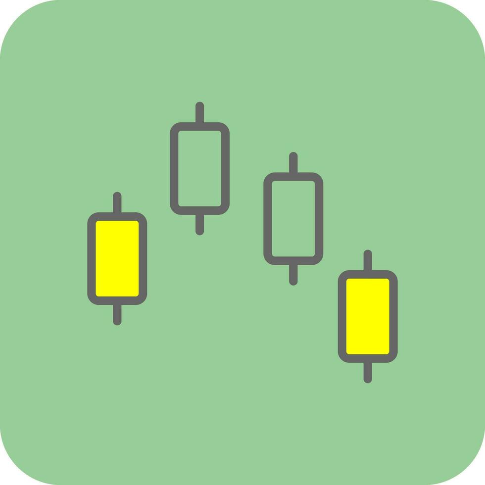 Bullish engulfing Vector Icon Design