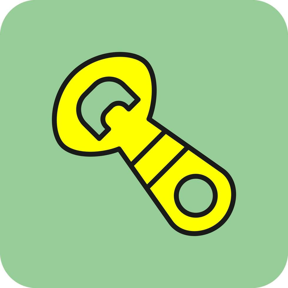 Bottle opener Vector Icon Design