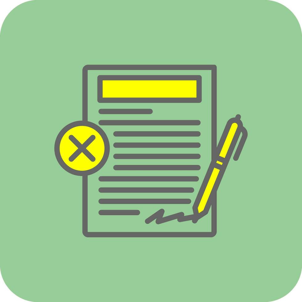 Disagreement Vector Icon Design