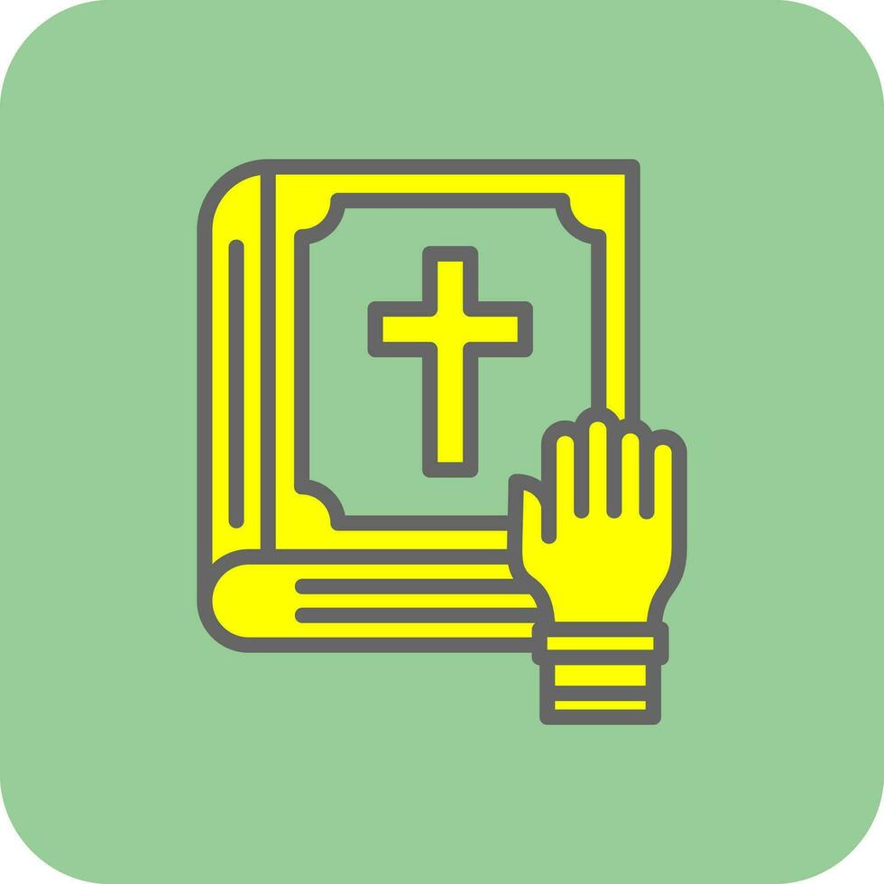 Oath Vector Icon Design