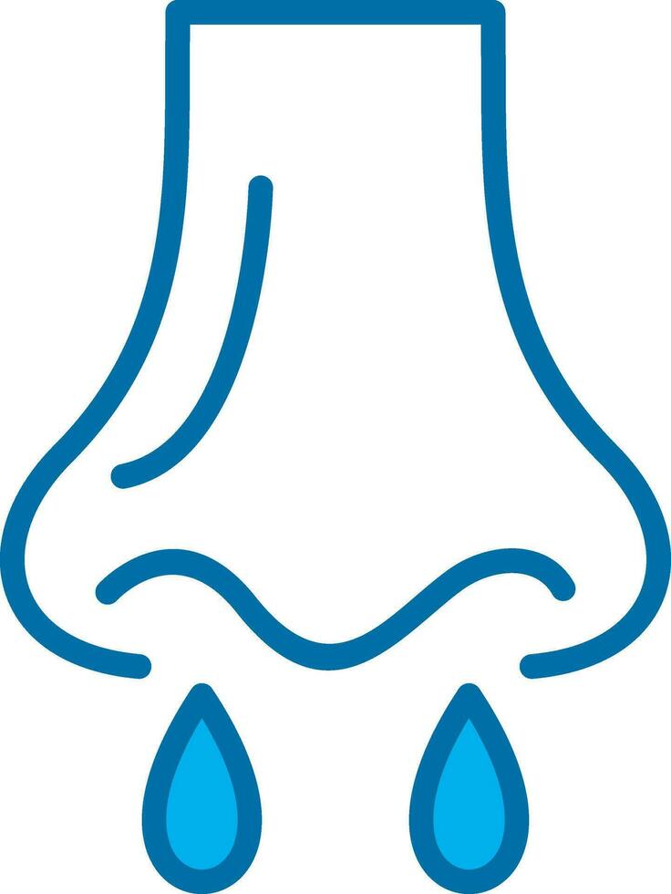 nariz vector icono diseño