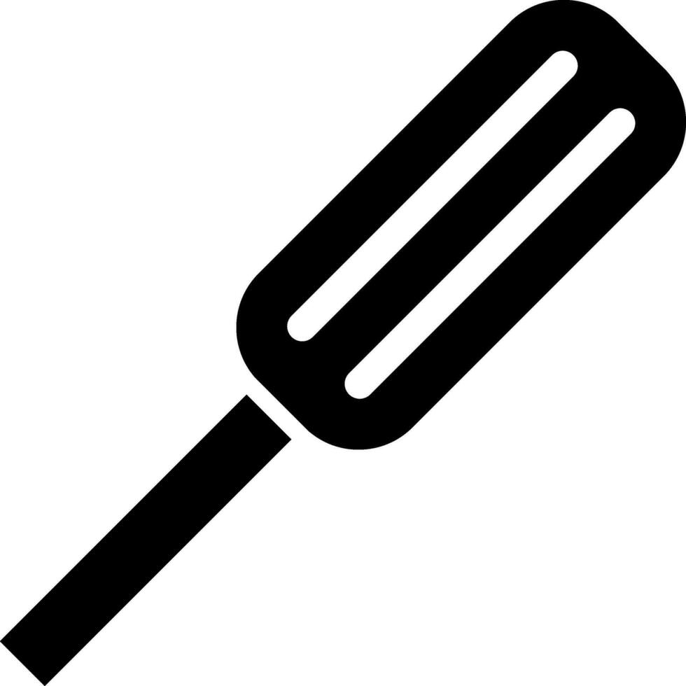 Black and White illustration of stick ice cream icon. vector