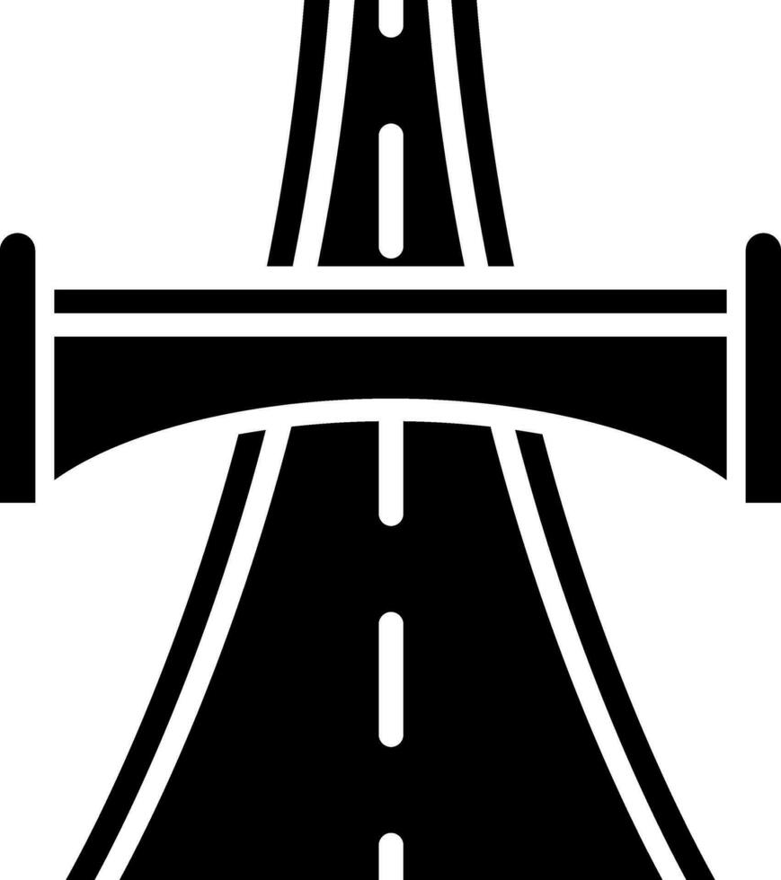 Vector illustration of highway icon.