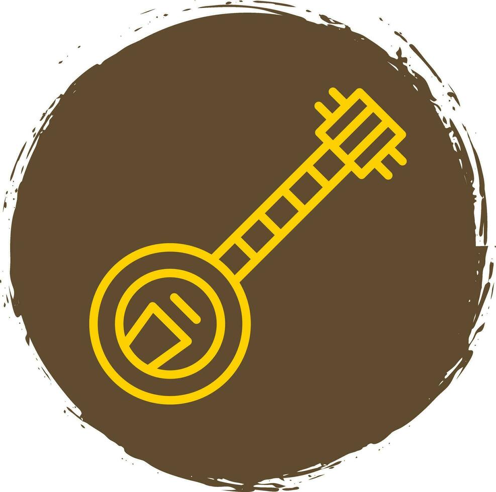 Banjo Vector Icon Design