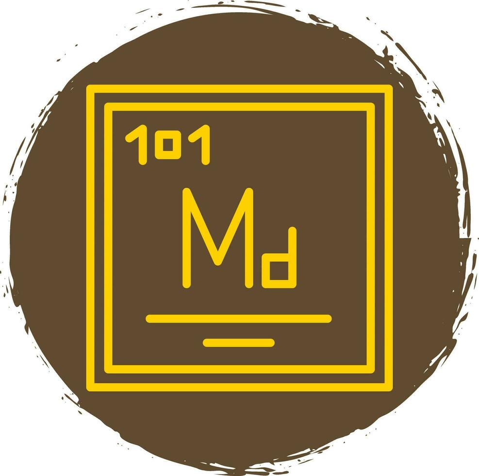 Mendelevium Vector Icon Design