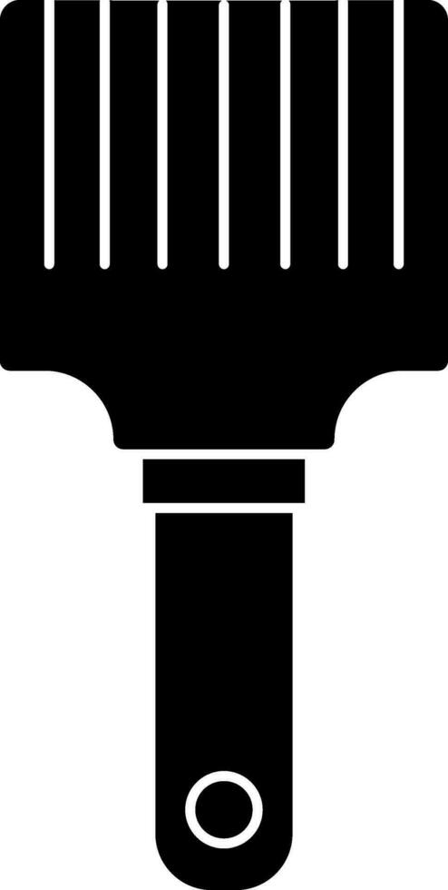 Kitchen tool, oiling brush icon in flat style. vector