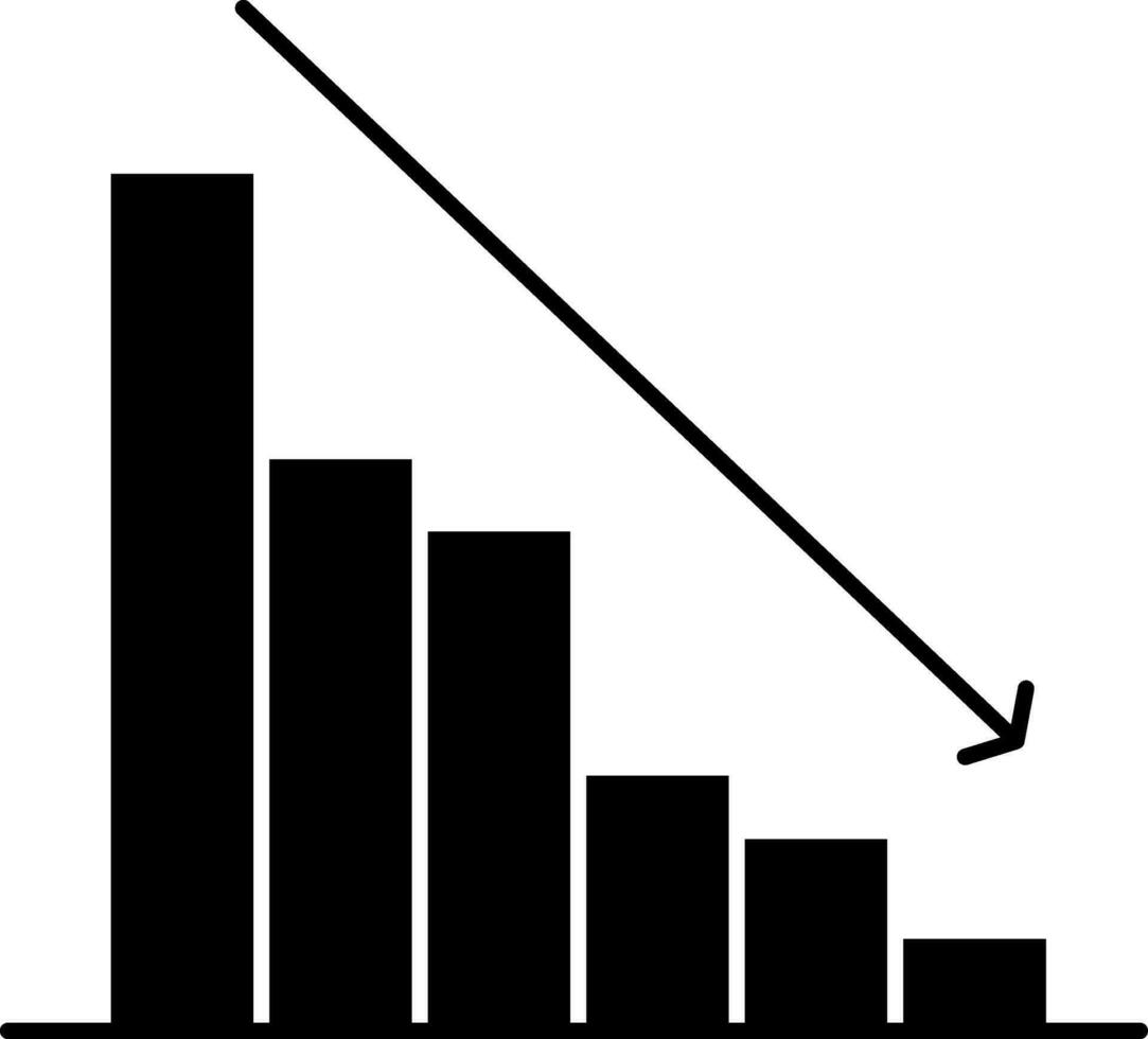 Business criss or downfall icon in flat style. 25013797 Vector Art at ...