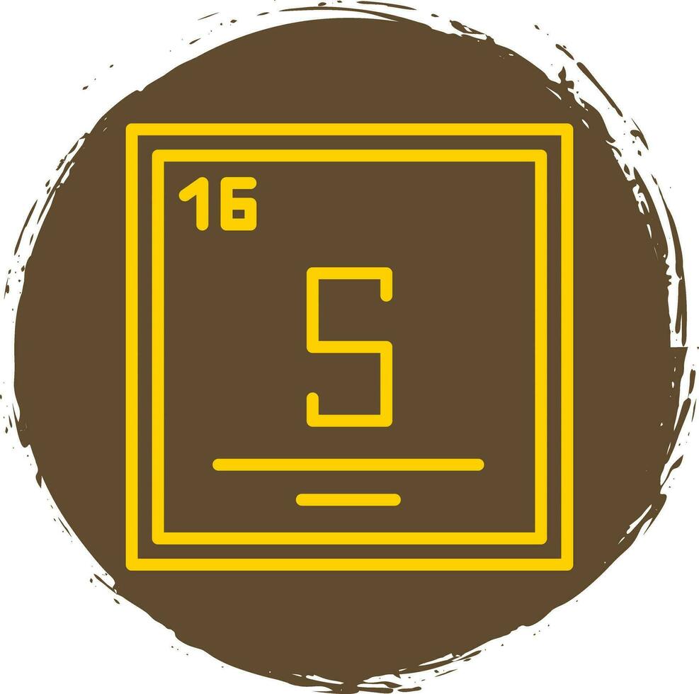 Sulfur Vector Icon Design
