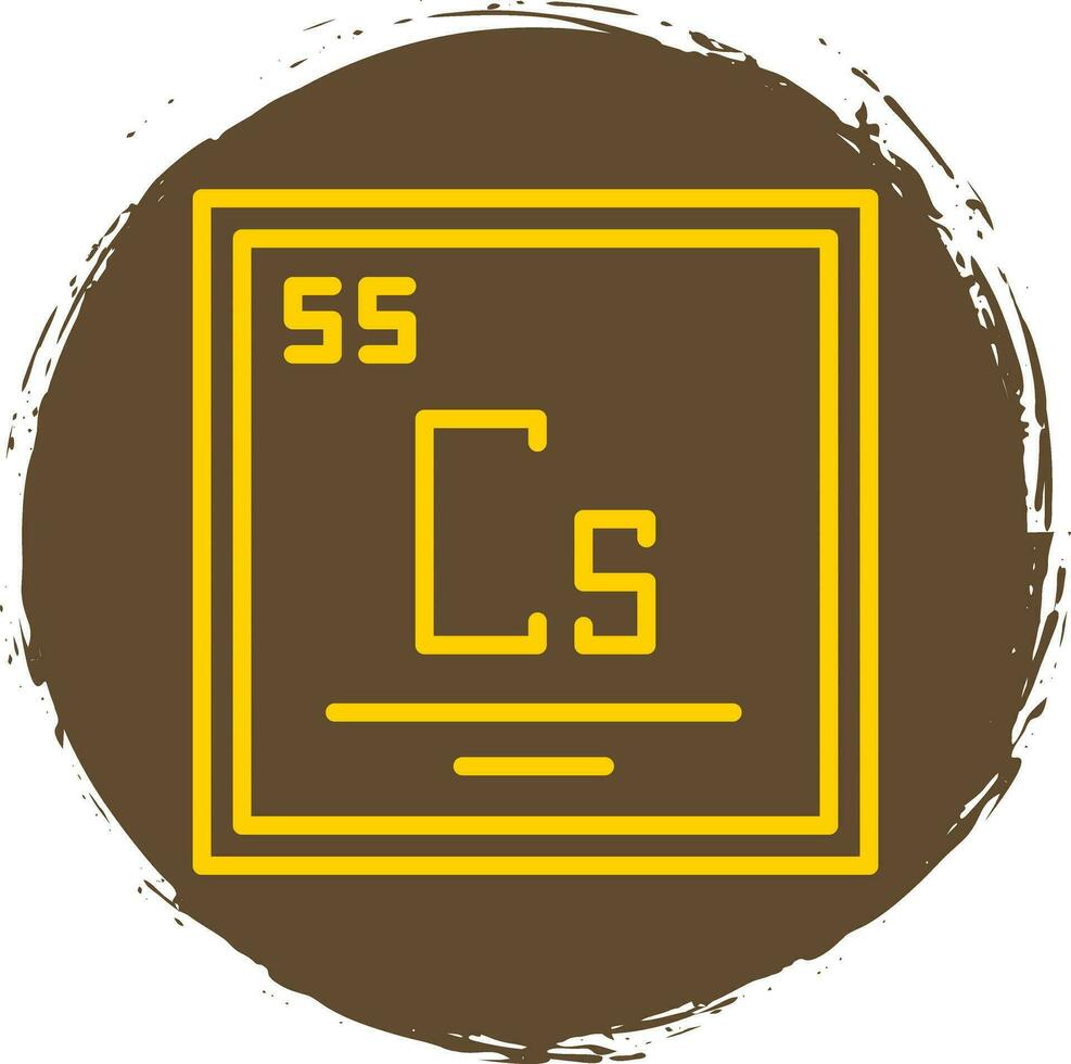 Caesium Vector Icon Design