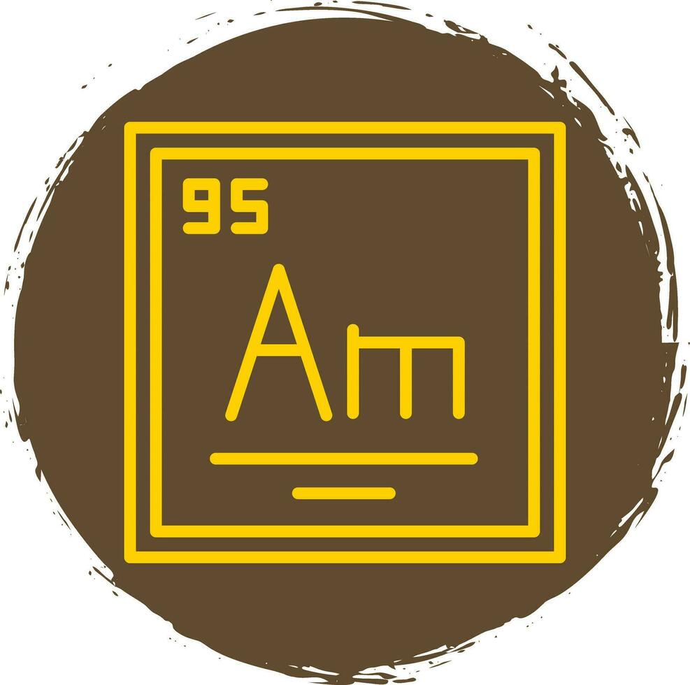 Americium Vector Icon Design