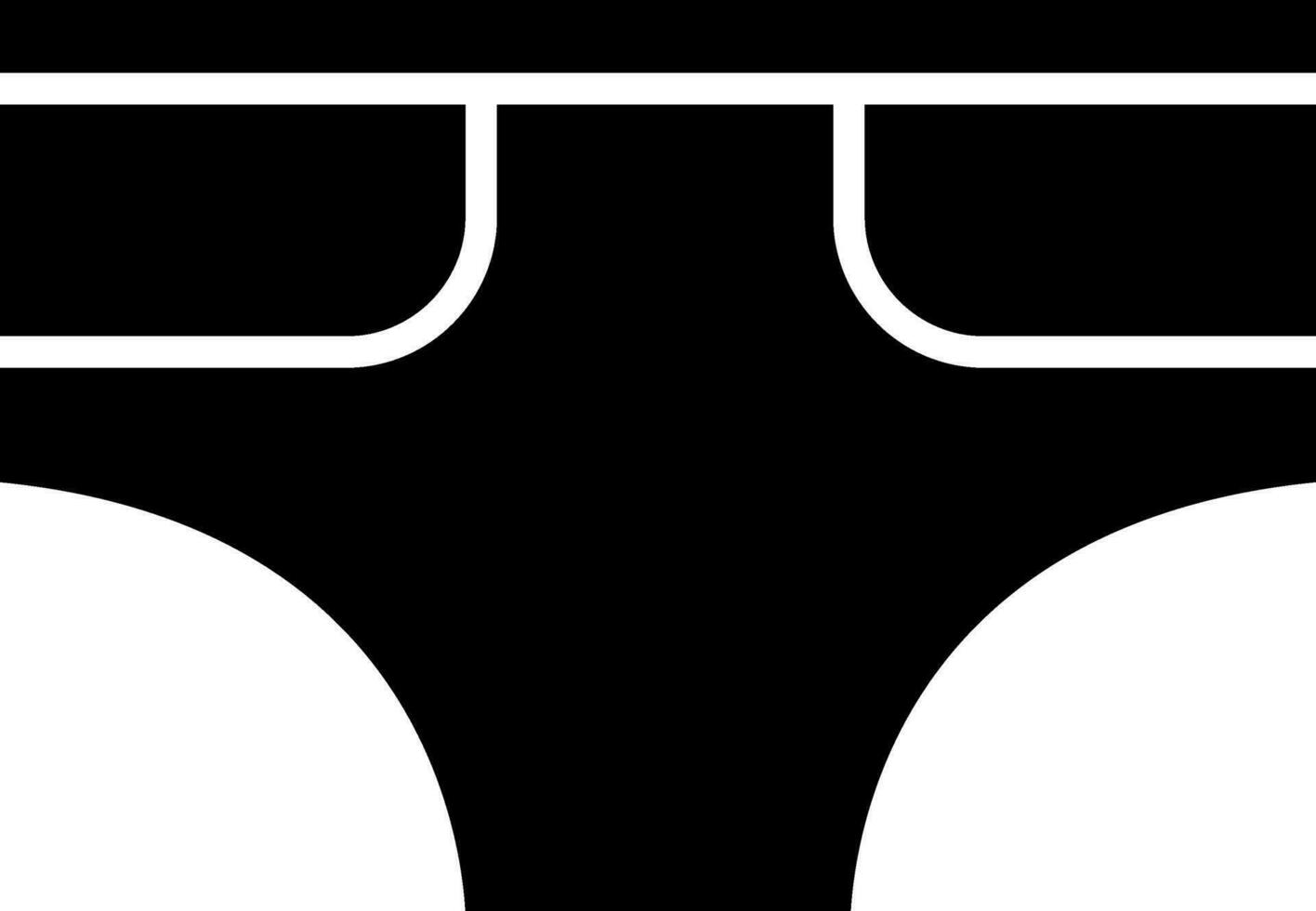 Illustration of diaper icon or symbol. vector