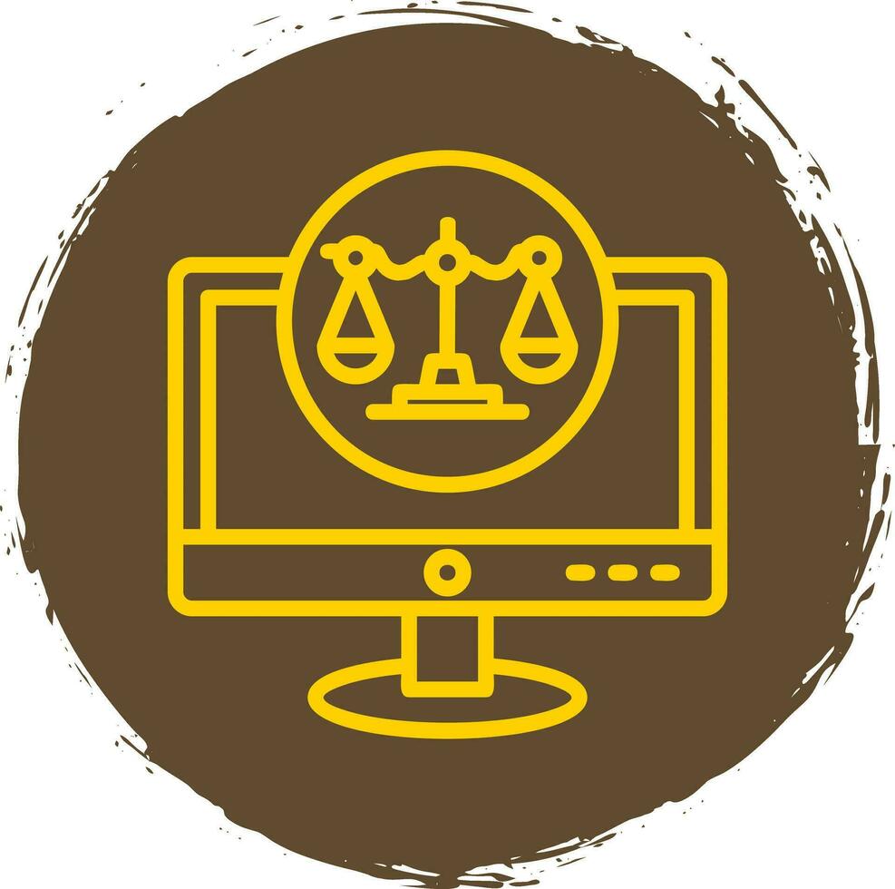 legal vector icono diseño