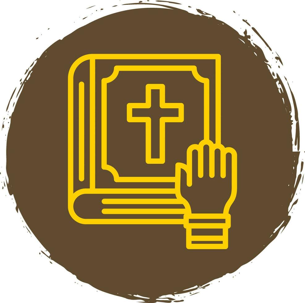 Oath Vector Icon Design