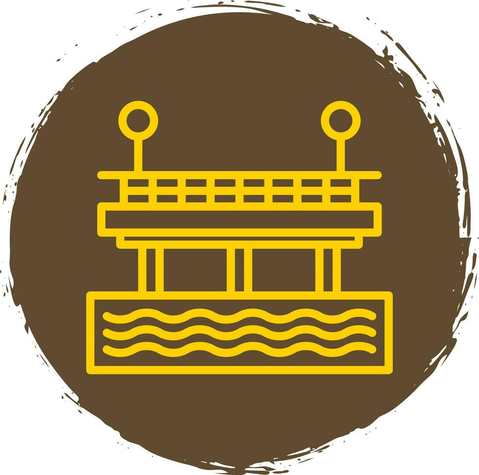 Pier Vector Icon Design