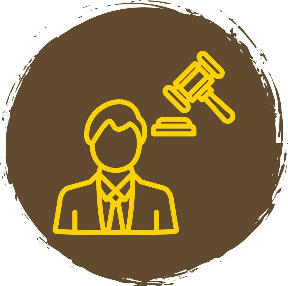 Lawyer Vector Icon Design