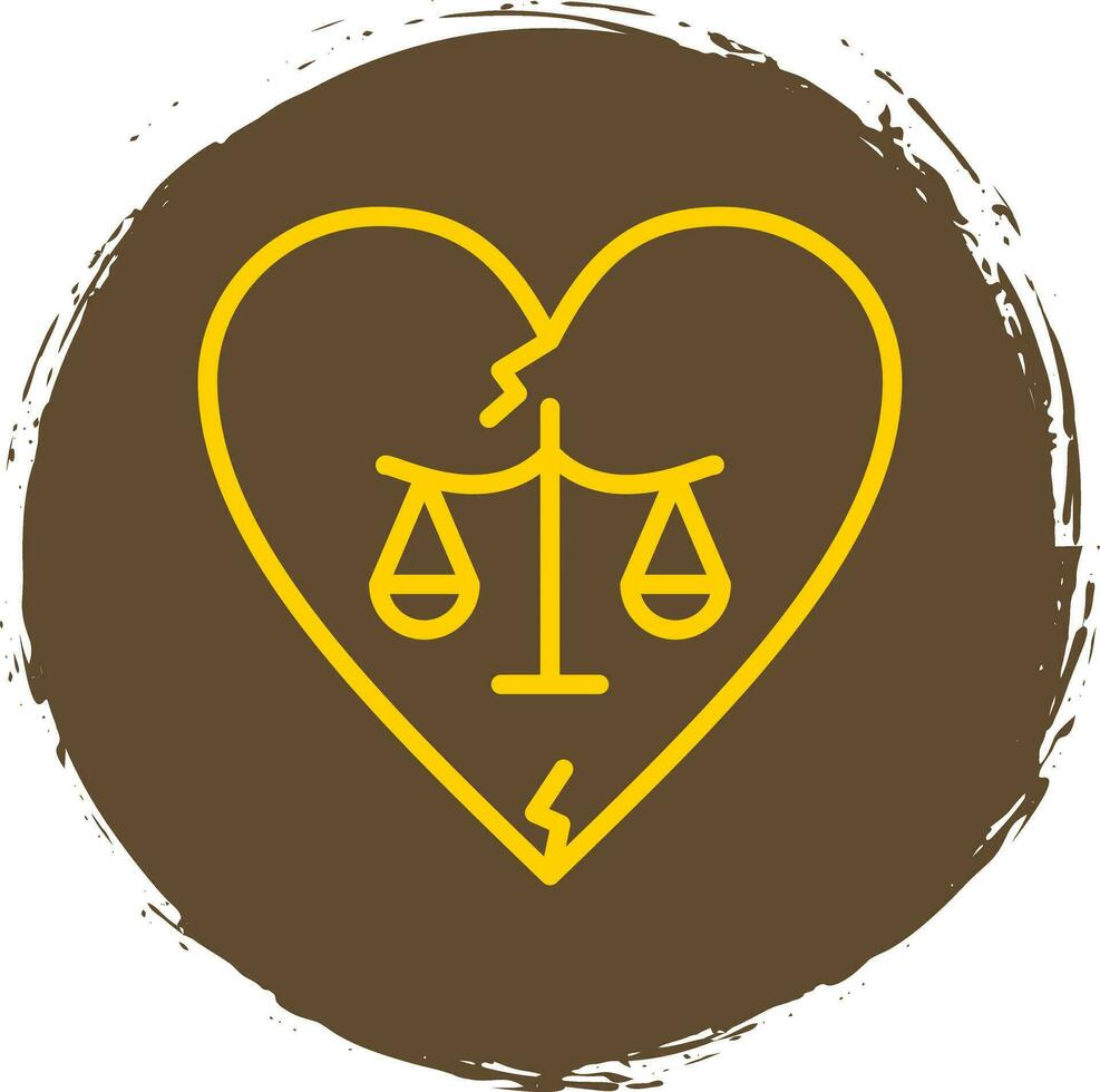 Divorce Vector Icon Design