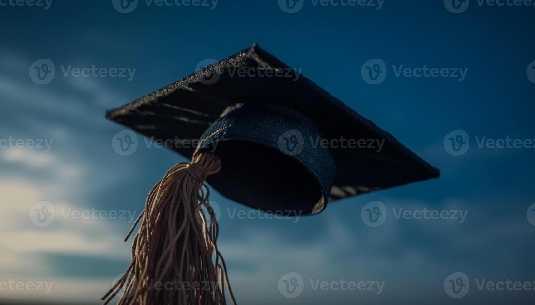 graduación ceremonia celebra estudiante logro y éxito generado por ai foto