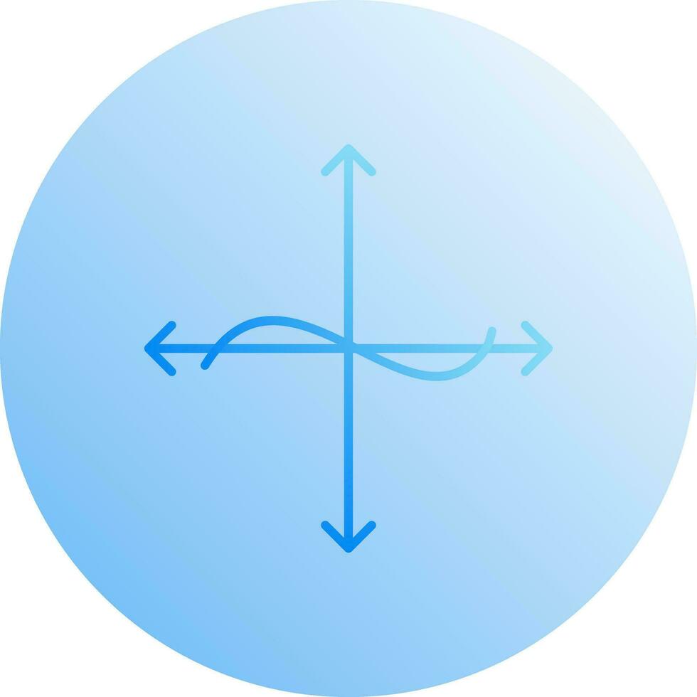 Unique Graph Vector Icon