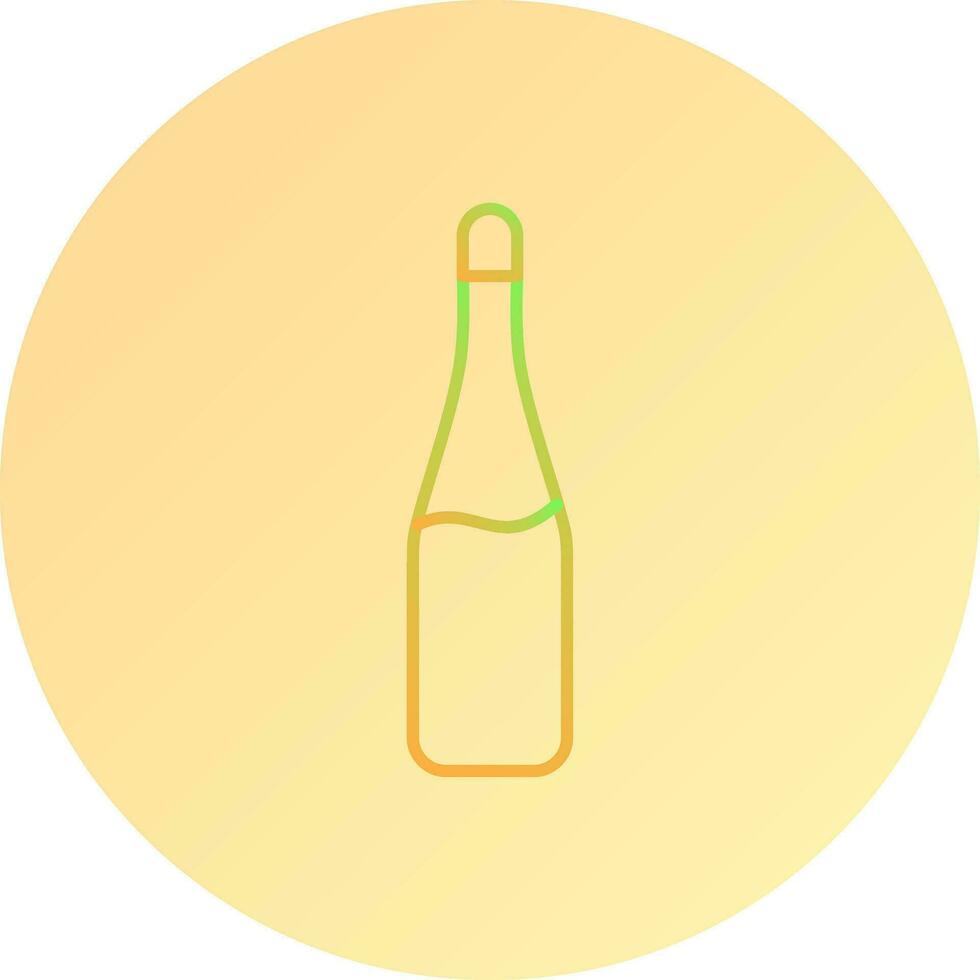 Champagne Bottle Vector Icon