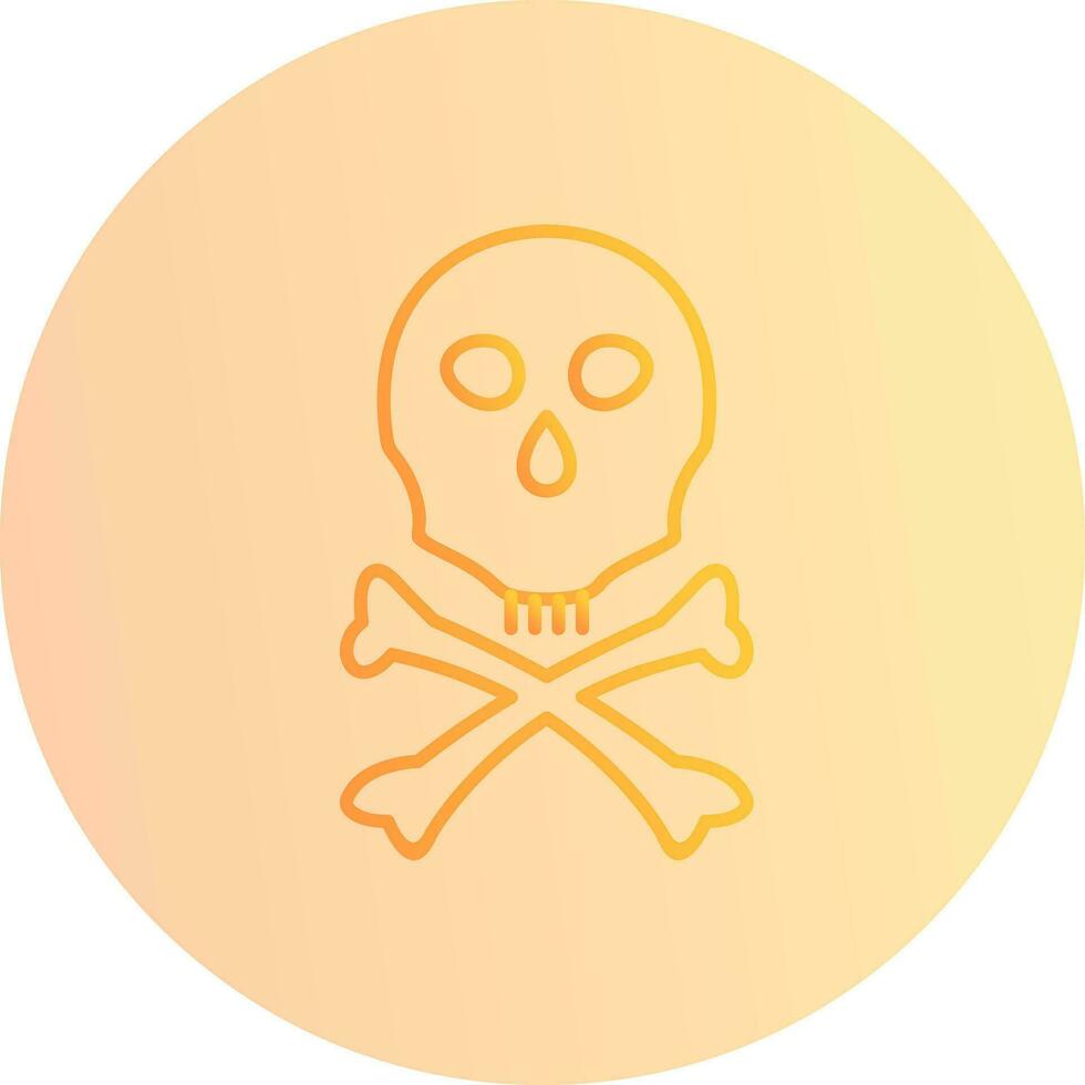 icono de vector de signo de muerte