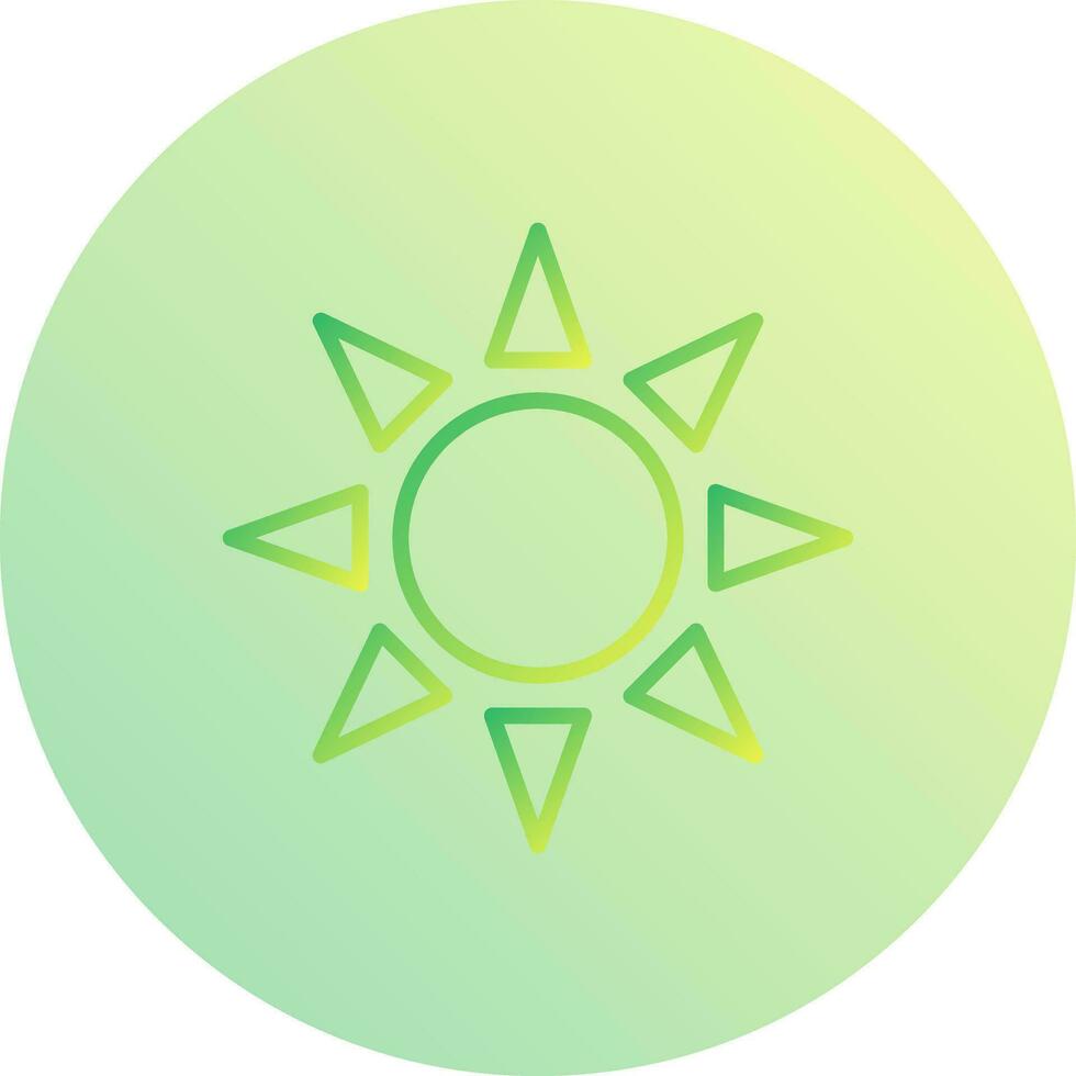 UV Radiation Vector Icon