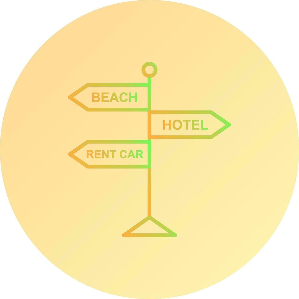 Signboard Vector Icon
