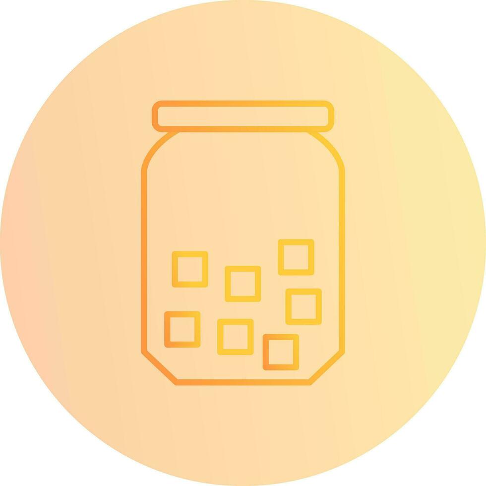Sugar Bottle Vector Icon
