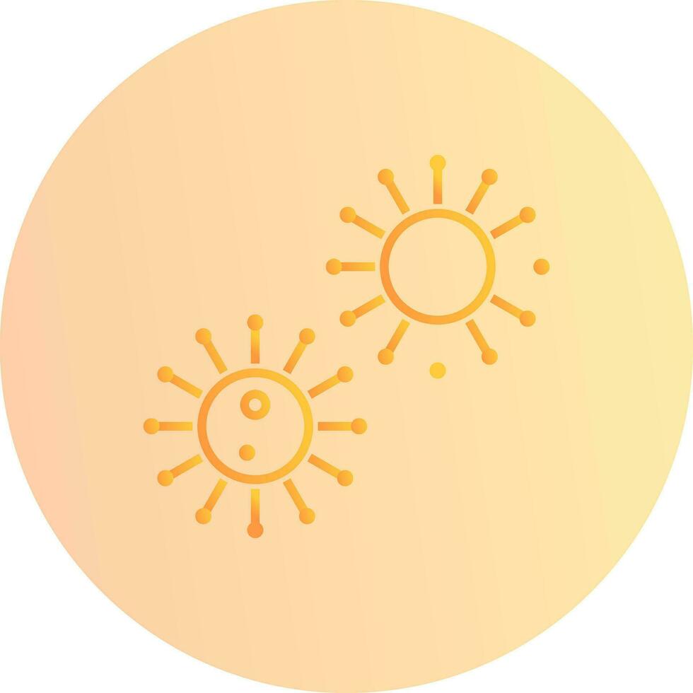 Unique Virus Vector Icon
