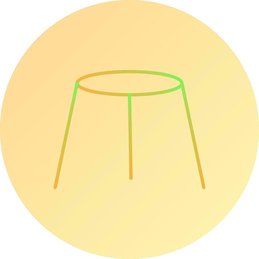 Unique Stool Vector Icon