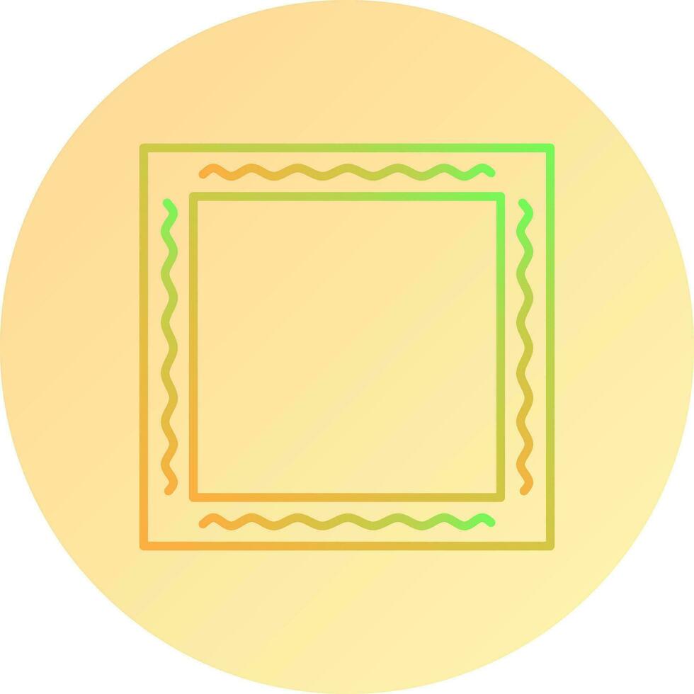 icono de vector de marco único