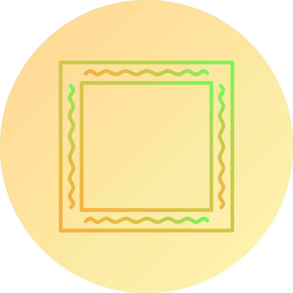 Unique Frame Vector Icon