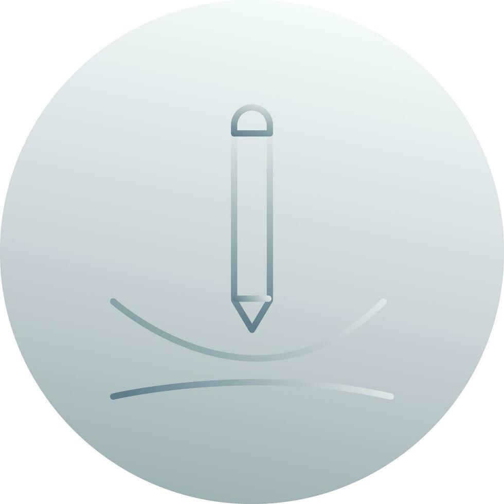 Draw Curve Vector Icon