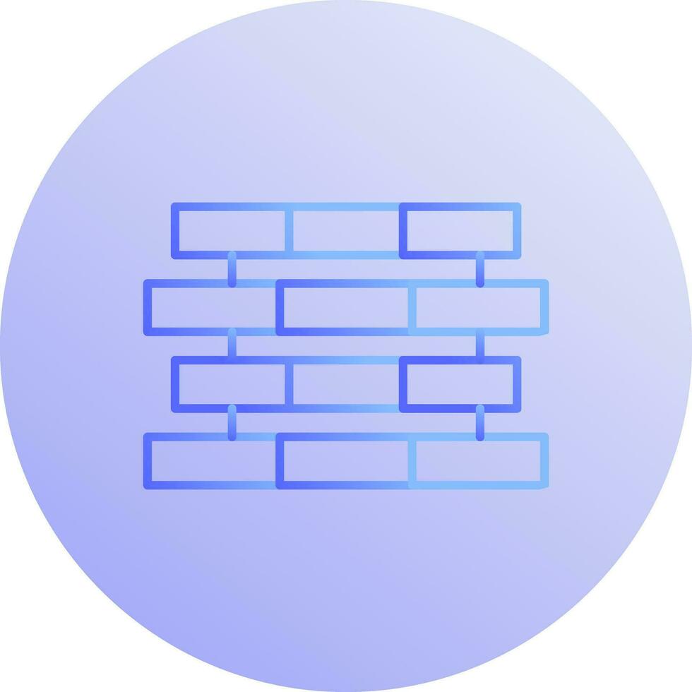 Unique Bricks Vector Icon