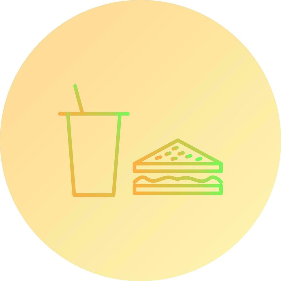 Unique Lunch Vector Icon