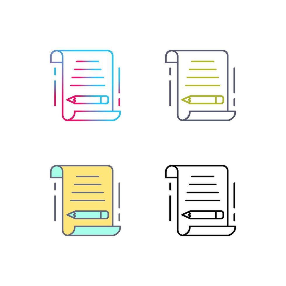 Write Vector Icon