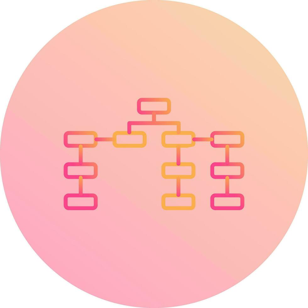 Unique Seo Structure Vector Icon