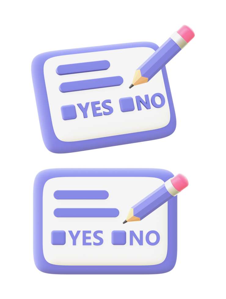 3d illustration icon of purple asking Question for UI UX web mobile apps social media ads design png