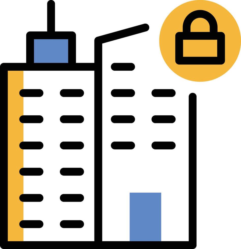 edificio bloquear vector ilustración en un fondo.premium calidad simbolos.vector íconos para concepto y gráfico diseño.