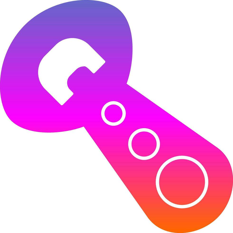 Bottle opener Vector Icon Design