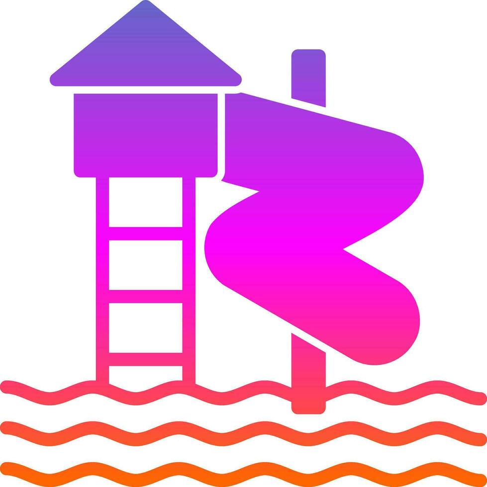 Water park Vector Icon Design