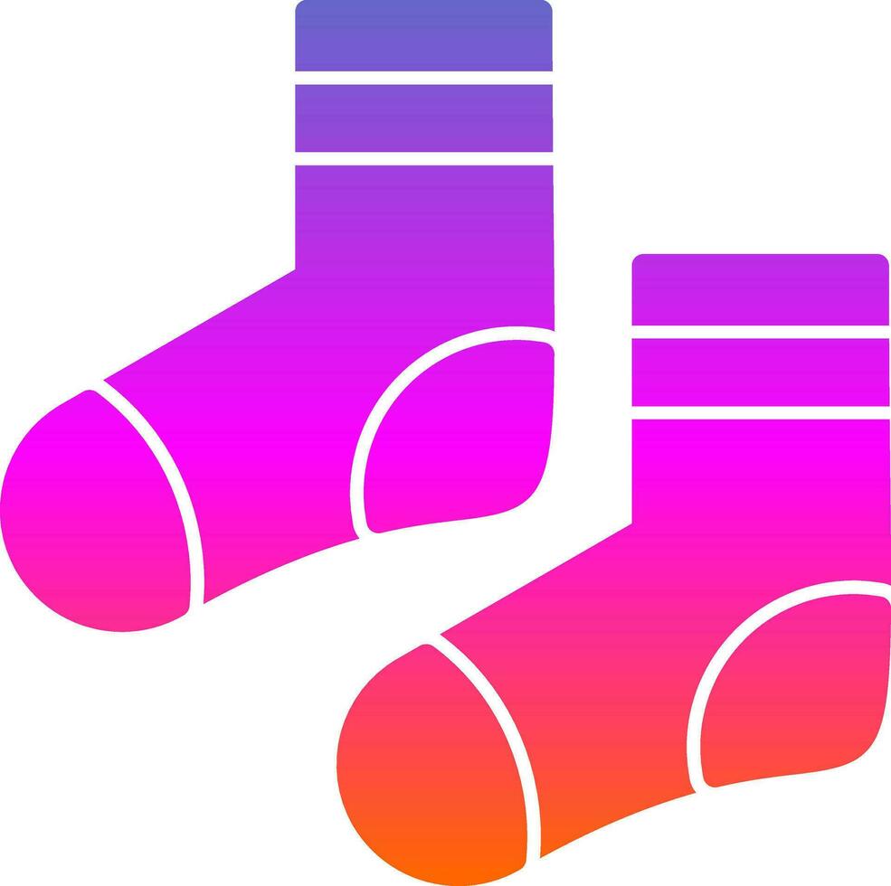 diseño de icono de vector de calcetines